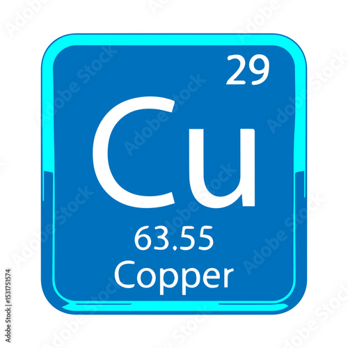 Copper Symbol periodic