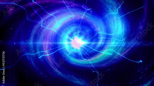 abstract blue background with stars