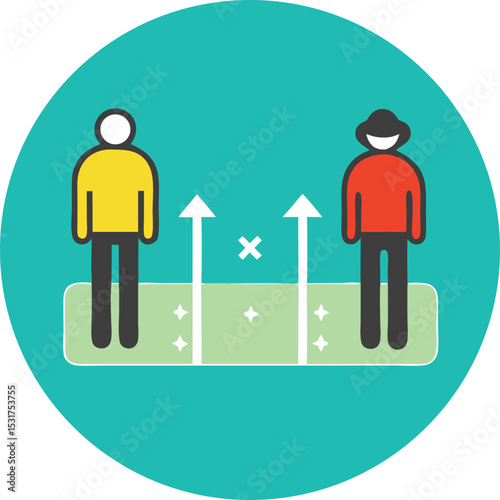 social distancing floor sticker templates retail vector