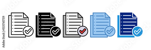 Verification Icon Element For Design