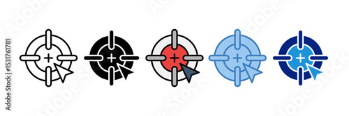 Bullseye Icon Element For Design