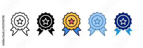 Badge Icon Element For Design