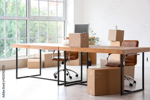 Workplace with chairs and c...