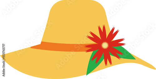  Sun Visor Hat Icon for Sunny Weather