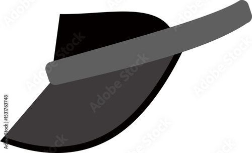 Sun Visor Hat Icon for Sunny Weather