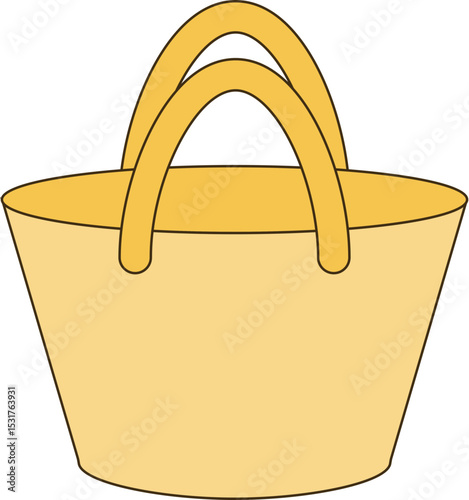 Summer Beach Bag Illustration for Travel