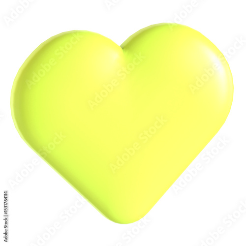 Abstract Element Purple Green 3d icon illustration