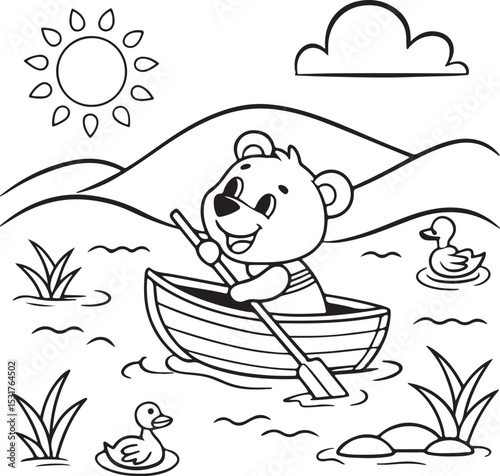 Fishing on the lake