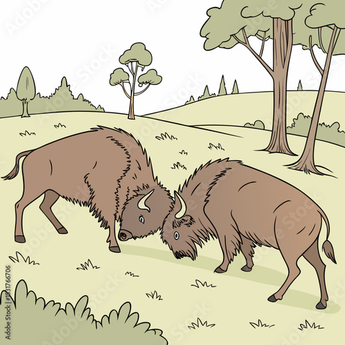 vector illustration of a camel
