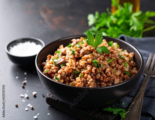 Bowl of rice with a spoon and beer bottle perfect for a relaxing meal and enjoyable evening