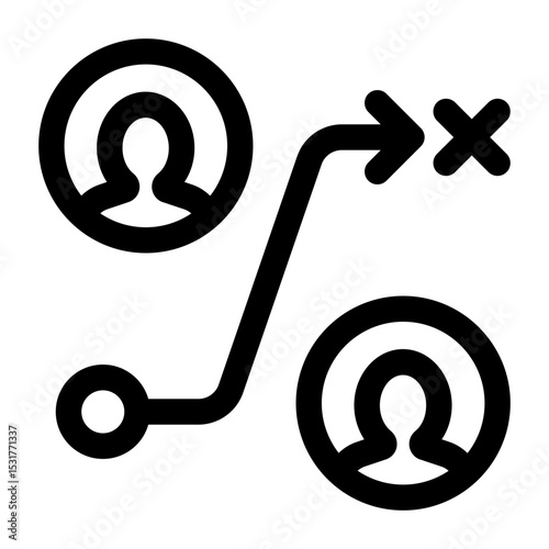 Gamification User Connection Icon
