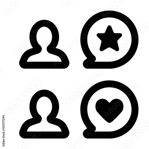 Gamification User Feedback Icons