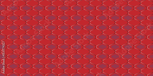 red fabric cloth close up textile texture design.
