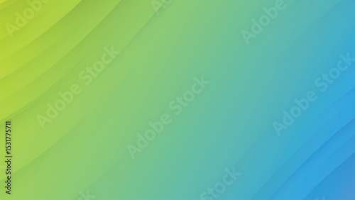 abstract green waves