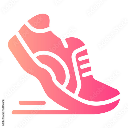 sport shoes Gradient icon
