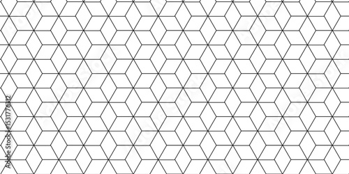 Vector tiles gradient science web tech connection triangle diamond honeycomb hexagon art. Seamless pattern with hexagon square cube geometric pattern shapes grid metal element texture design.	
