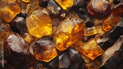 create image for amber resinoids and leather