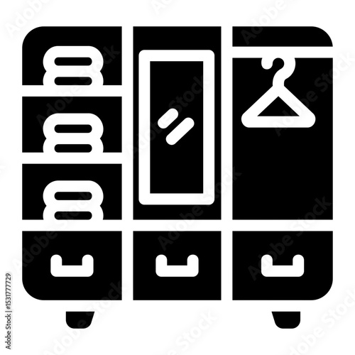 closet rack Solid icon