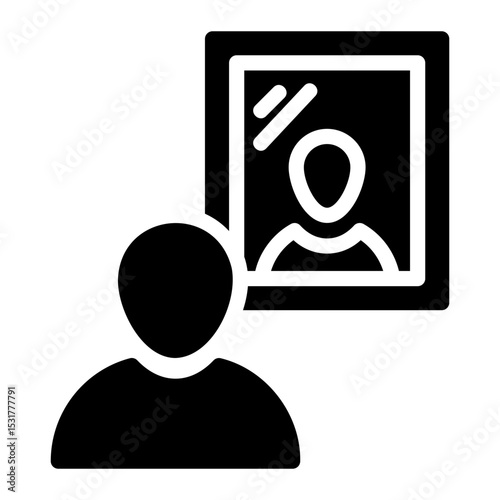 style mirror Solid icon