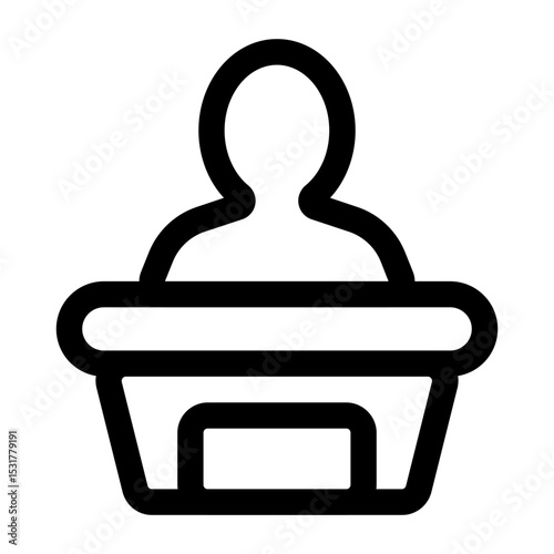 Person at Podium