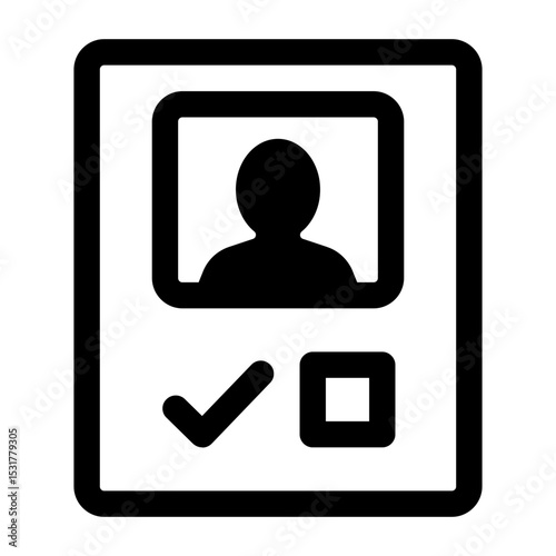 Election Day Voter Registration Card