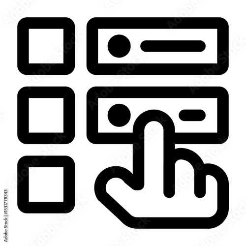 Hand Selecting Digital Ballot Box