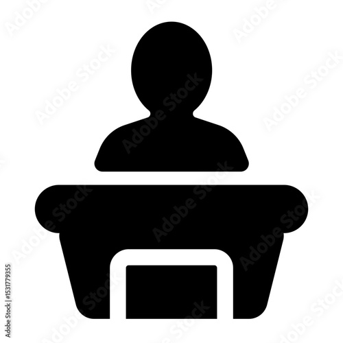 Person at Podium