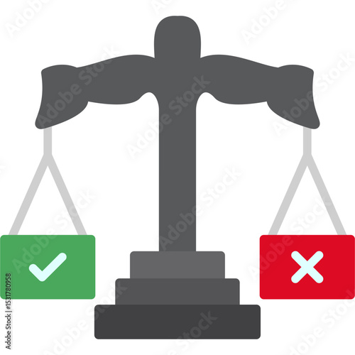 Decision Law Icon