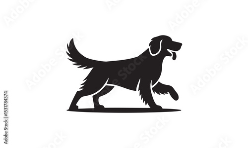 vector illustration of a dog
