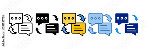 Conversation Icon Element For Design