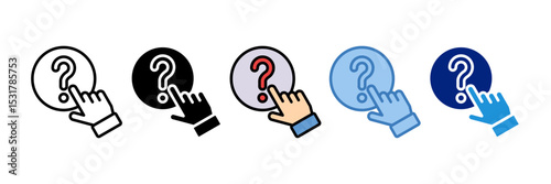 Help Button Icon Element For Design