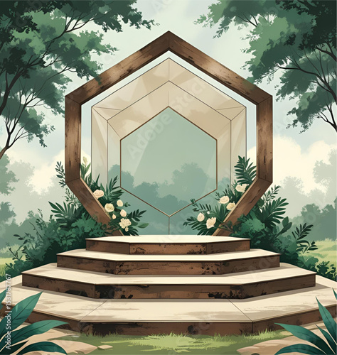 house in the garden