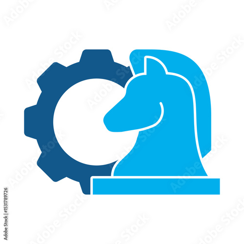 Financial strategy icon for financial strategy