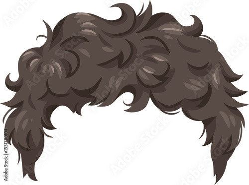 Man Hair Illustration
