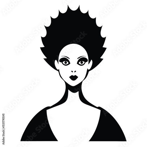 girl with long hair