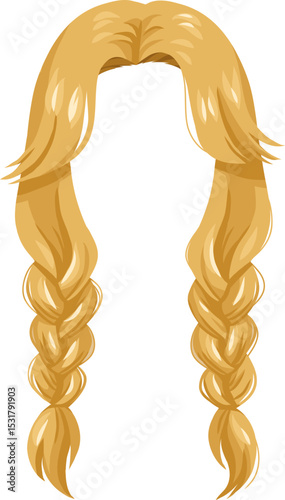 Woman Hair Illustration