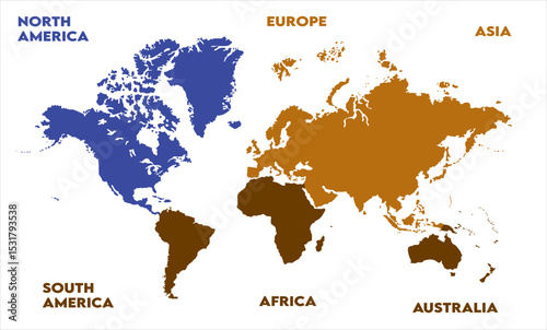 World map Images-05, modern world map graphic, Countries Silhouettes Stock Illustrations, Vectors