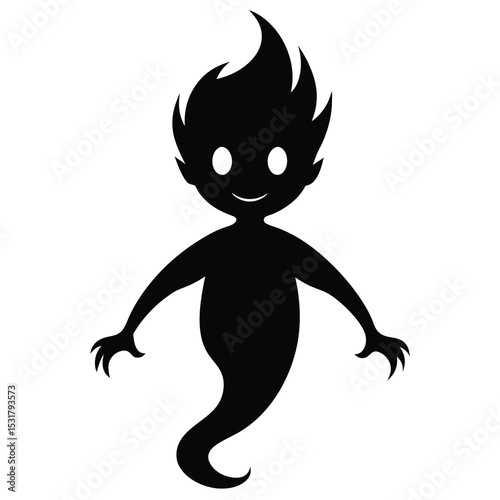 halloween devil cartoon