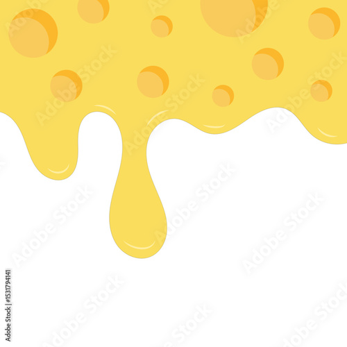 Melting Cheese Vector