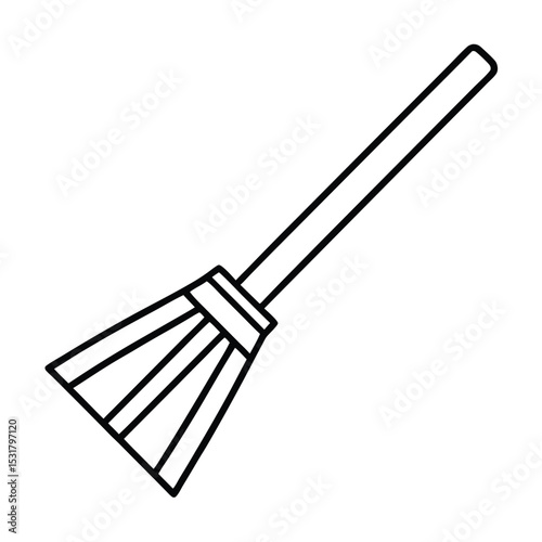 vector illustration of a shovel