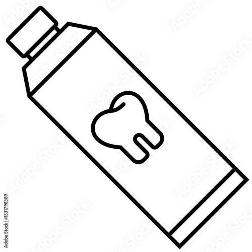 Tooth Paste outline icon