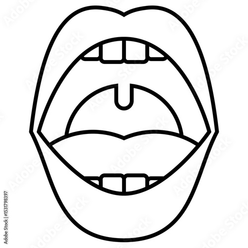 Oral Care outline icon