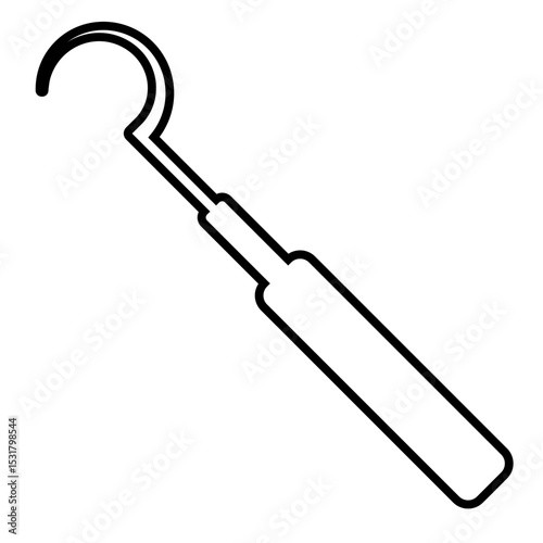 Sickle Probe outline icon