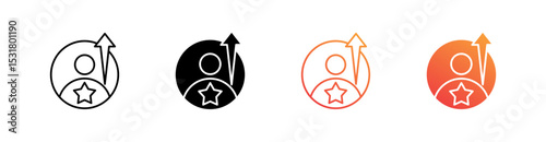 Trendsetter Multiple Style Icon Set 