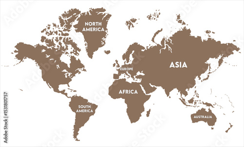 World map vector-04,  world map, modern world map graphic, Countries Silhouettes Stock Illustrations, Vectors