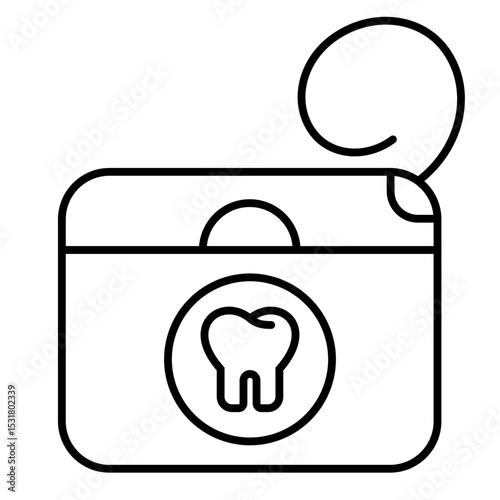 Dental Floss outline icon