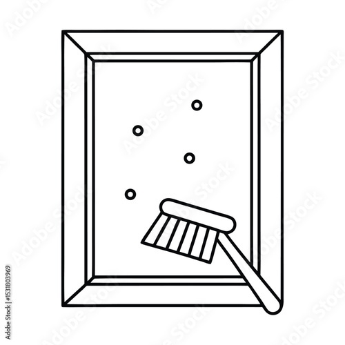 black and white door