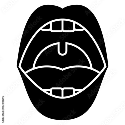 Oral Care solid icon