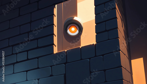 Mysterious Passage with a Glowing End