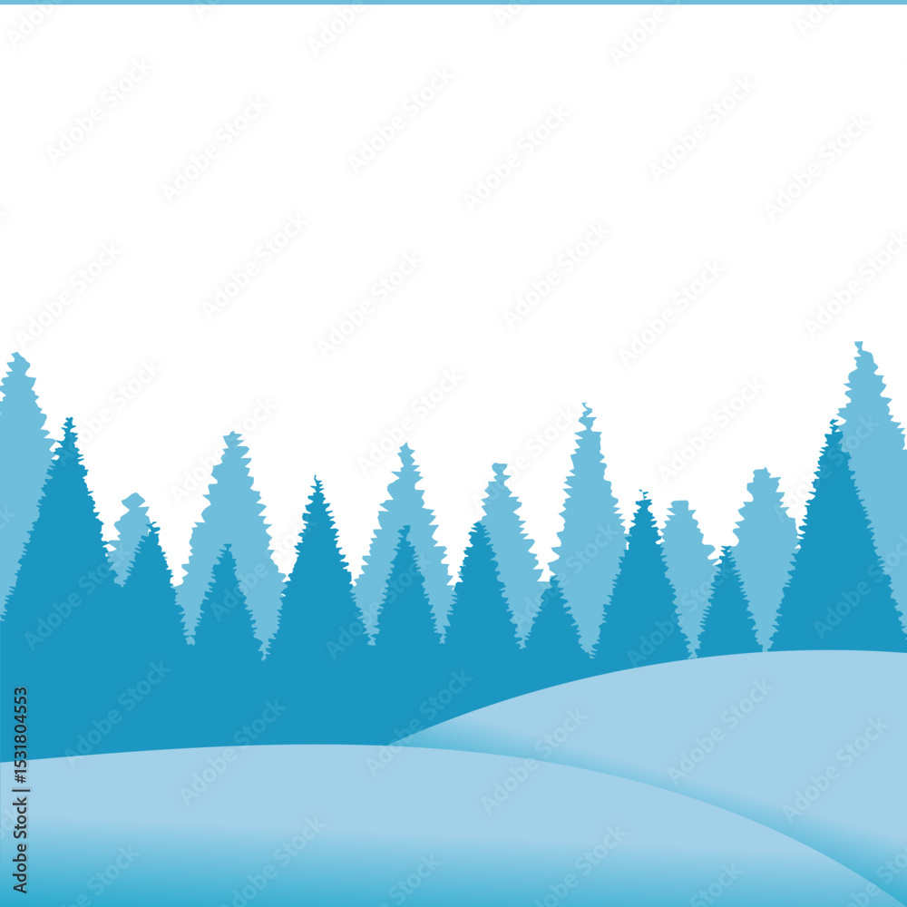 Obraz premium Snow Land Vector